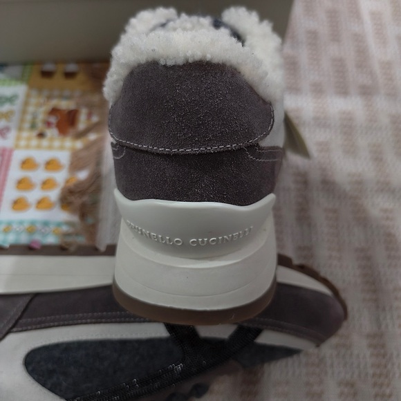 Brunello Cucinelli Fleece-Lined Casual Sneakers - Picture 8 of 8